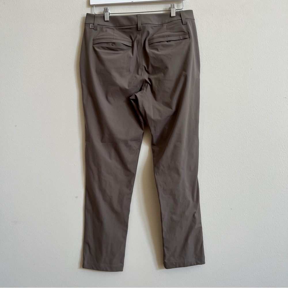 Lululemon ABC Classic-Fit 5Pkt Pants Trouser Warpstreme In Nomad 32 - Picture 5 of 5